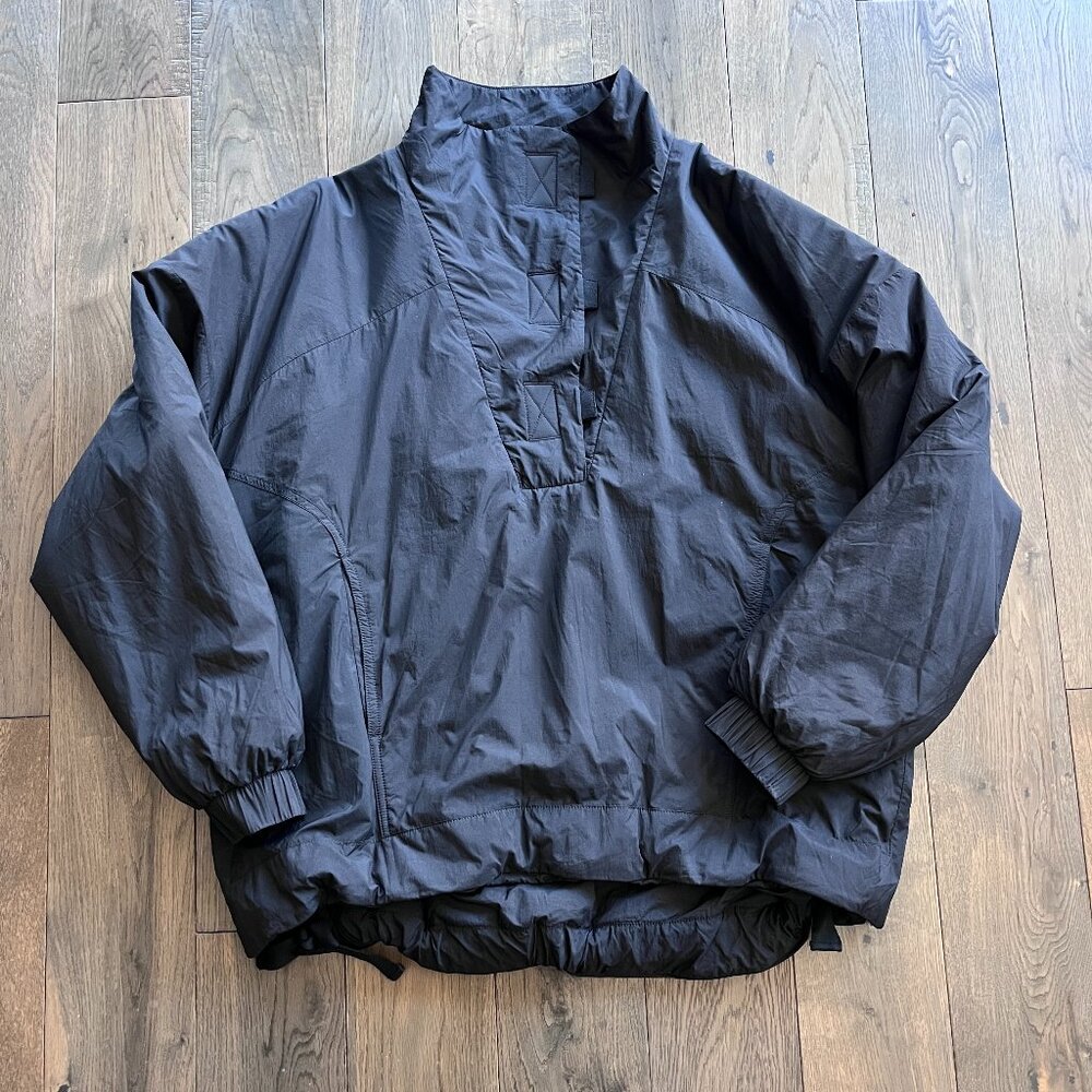 Free People Movement Faye Puffer Pullover Jacket Black Oversized Size XS - Picture 2 of 9